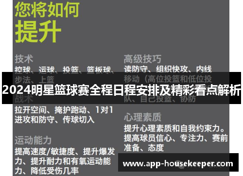 2024明星篮球赛全程日程安排及精彩看点解析
