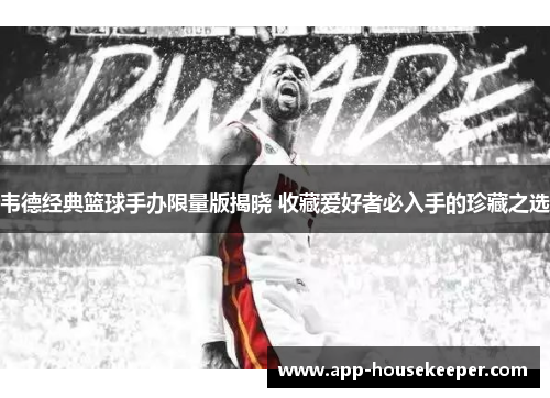 韦德经典篮球手办限量版揭晓 收藏爱好者必入手的珍藏之选